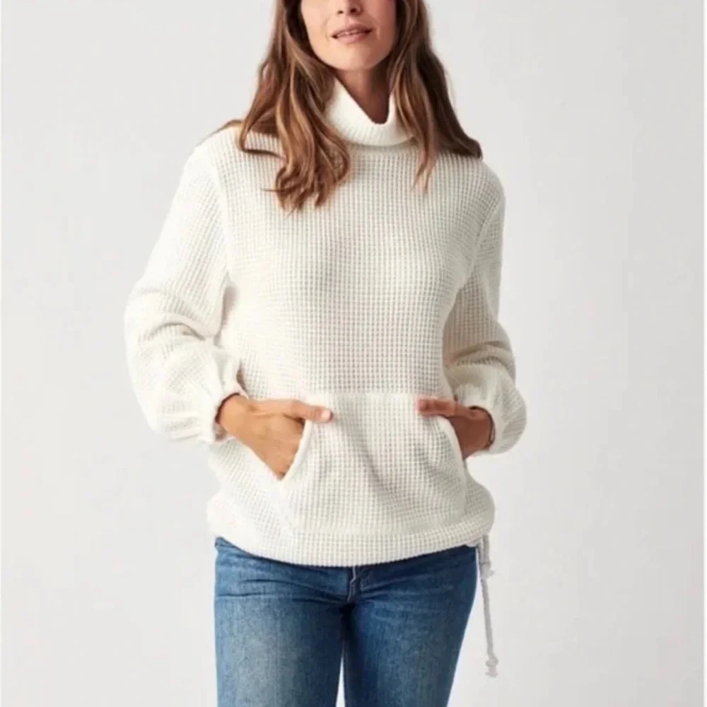 Faherty Women's Maude Pullover | small | Winter white - Picture 1 of 10